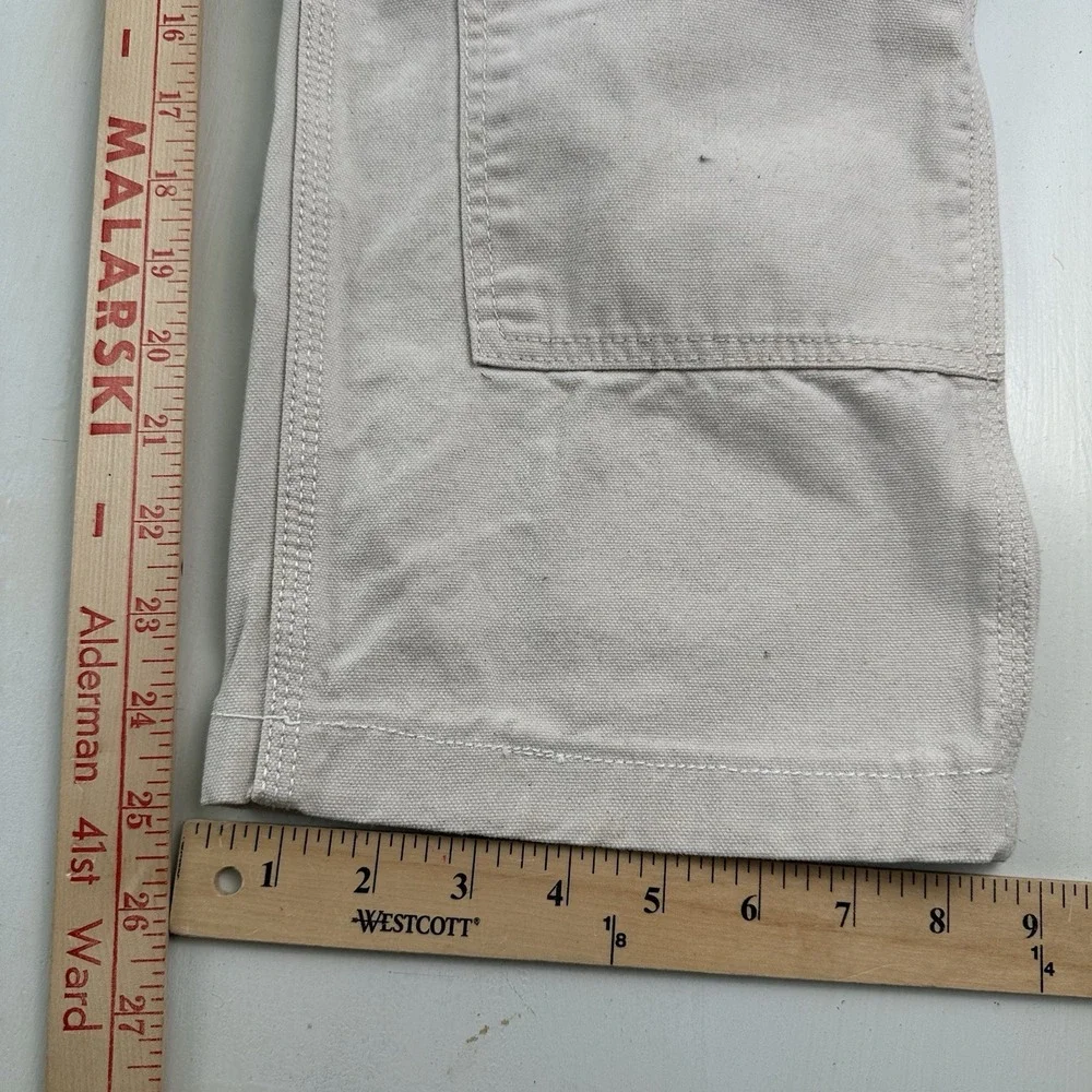 Banana Republic‎ Relaxed Double Knee Carpenter Pants Fits 31x25 Off White Cream